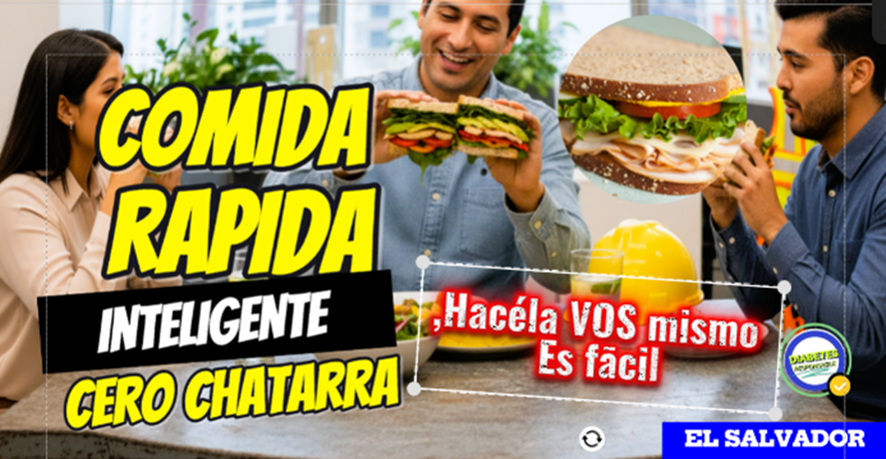 COMIDA RÁPIDA   PARA TODOS, ESPECIALMENTE PARA DIABéTICOS
(NO&nbsp;CHATARRA)