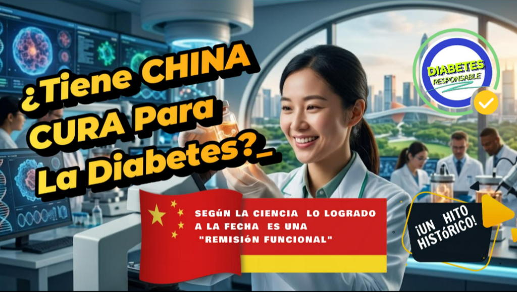 La diabetes no tiene cura. China aún  está en fase&nbsp;experimental