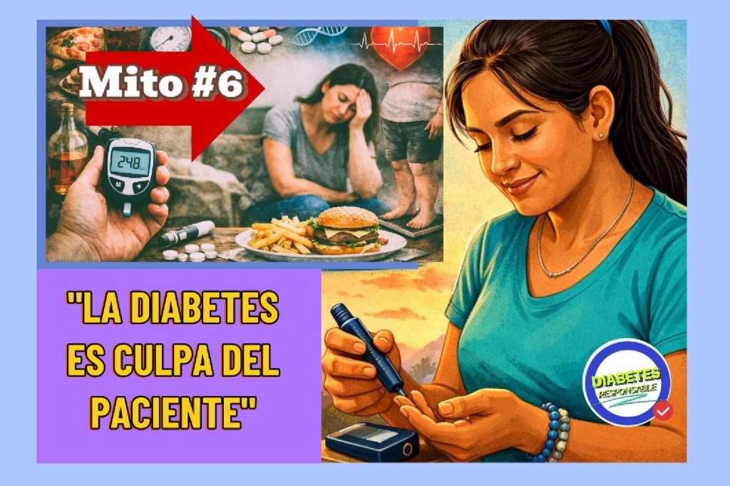Mito 6: “La diabetes es culpa del&nbsp;paciente”