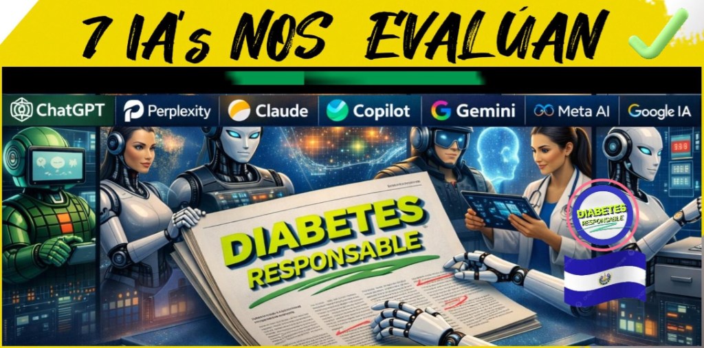 INÉDITO: Siete Inteligencias Artificiales  globales evaluaron  impacto de  portal salvadoreño «Diabetes&nbsp;Responsable»